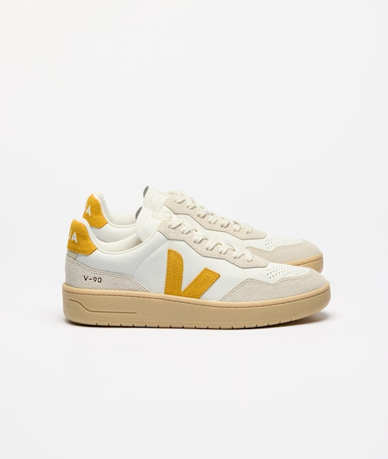 V-90 Leather White Toscane Natural