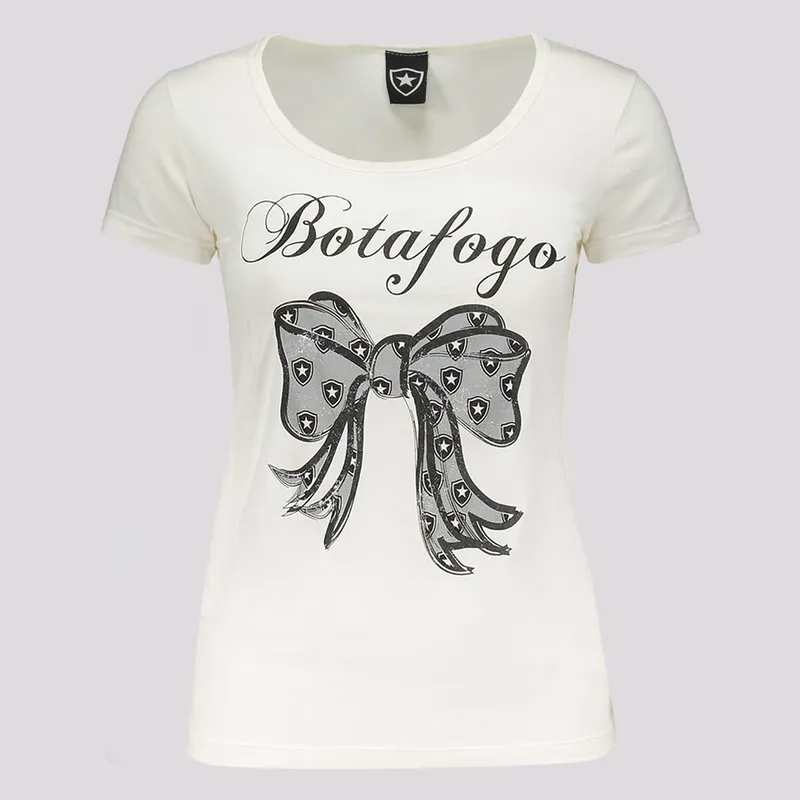 Camisa Botafogo Laço Feminina Branca