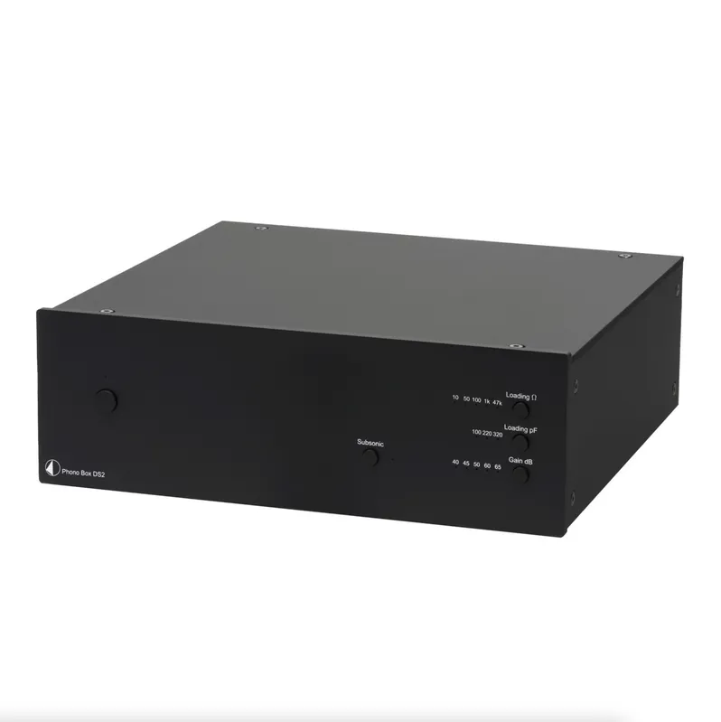 Pro-Ject Box Design Phono Box DS2 Pré Amplificador Premium MM &amp; MC ( Preto )