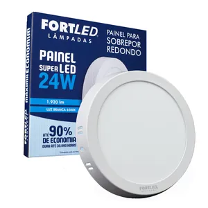 Painel Led Sobrepor 24W Redondo - Fortled