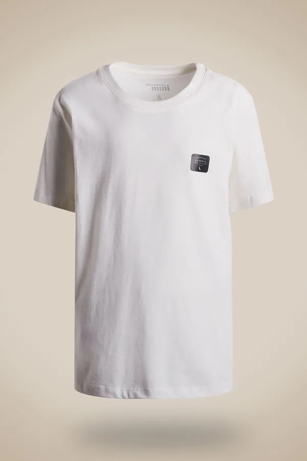 Camiseta Mini Basica Etiqueta Carioca Off White - 08