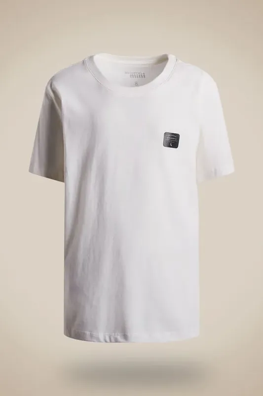 Camiseta Mini Basica Etiqueta Carioca Off White - 08