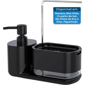 Dispenser para Detergente 5 em 1 Funkylee Preto A-BI