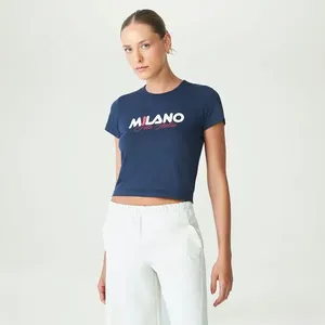 Camiseta Fila Slim Milano Ag Feminina GG