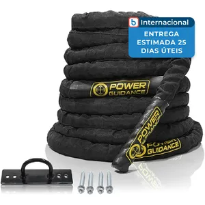 Corda Power Guidance De Batalha 30 Pés Preto A-MBI