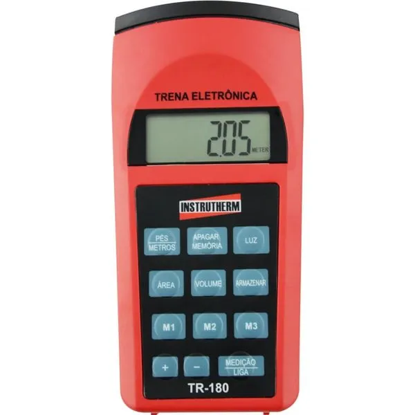 Trena Eletrônica Digital com Mira Laser TR-180 - 04191 - INSTRUTHERM