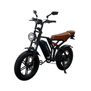 Bicicleta Scooter Elétrica WX-19 Wehawk 750W Bat 48V 15Ah Litio Banco Marrom