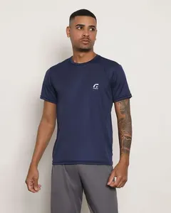 Camiseta Esportiva Masculina Fitter Manga Curta Marinho P