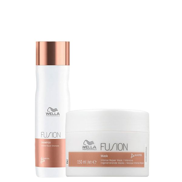 Kit Wella Professionals Fusion - Shampoo 250 ml + Máscara 150 ml