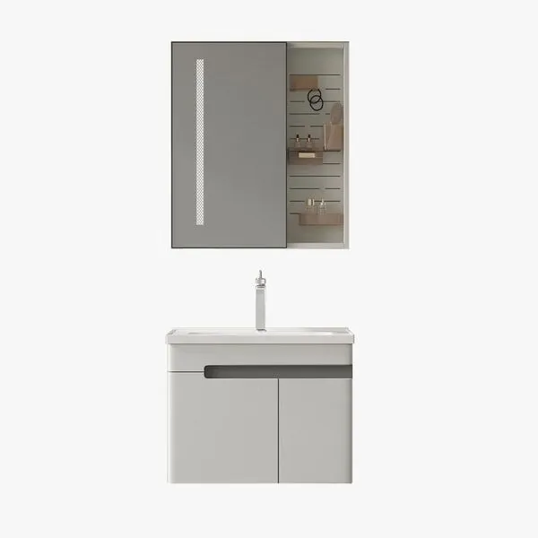 Kit Gabinete Completo Delicatto Para Banheiro WPC 806-60 (MP)