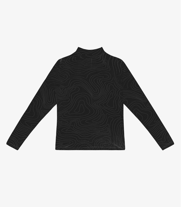 Blusa Feminina Manga Longa Em Viscotorcion Rovitex Preto GG