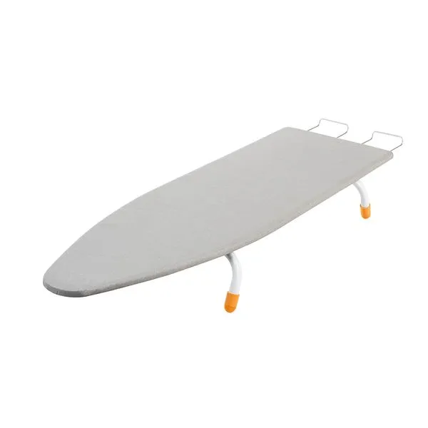 Tábua de Passar Portátil Forro Cinza Metalizado 117x30cm - Utimil