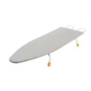 Tábua de Passar Portátil Forro Cinza Metalizado 117x30cm - Utimil