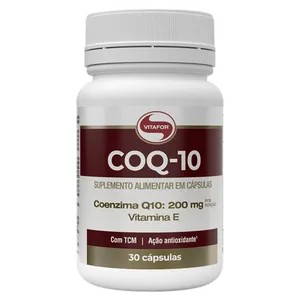 Complemento Alimentar COQ-10 Vitafor Coenzima Q10 + Vitamina E 30 Cápsulas