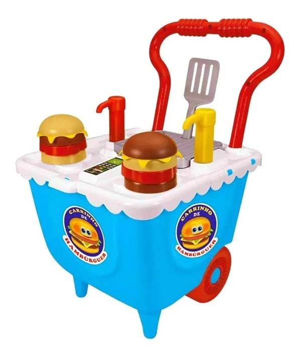 Carrinho De Hambúrguer Tilin Brinquedos