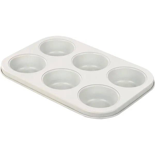 Forma para Cupcake com 6 Cavidade Antiaderente Cazza Confeitaria Vermelho Forma para Cupcake com 6 Cavidades Antiaderente Cazza Confeitaria Vermelho