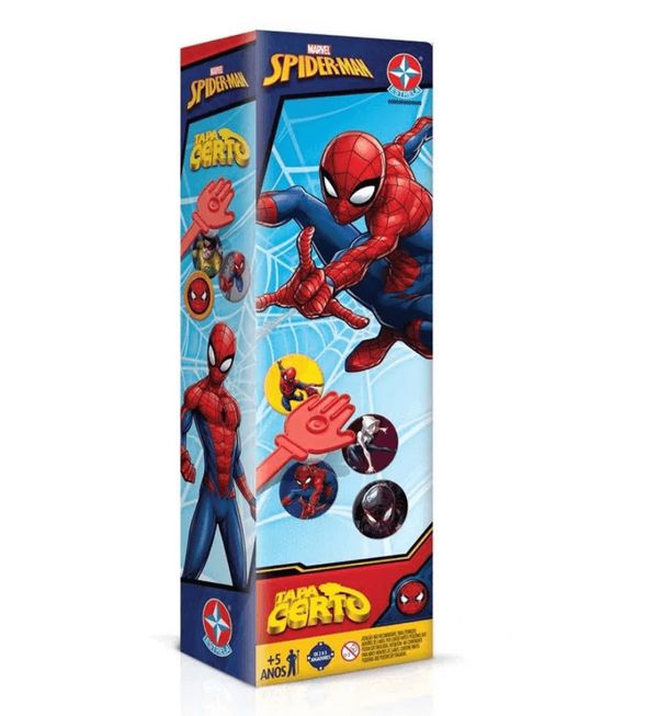 Jogo Tapa Certo Homem Aranha Marvel Estrela 1201609200043