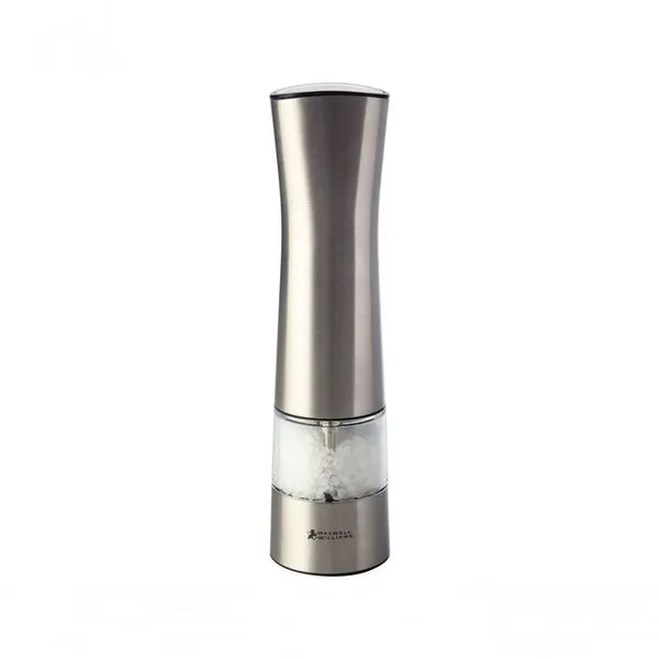 Moedor Elétrico Cosmopolitan para Sal e Pimenta em Inox 21cm Maxwell & Williams Moedor Elétrico Para Sal E Pimenta Cosmopolitan Em Inox 21cm Maxwell & Williams