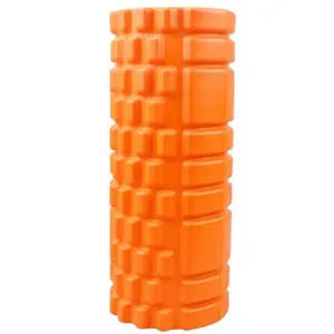 Rolo Massagem Foam Roller Liberação Miofascial Crossfit Yoga Pilates Laranja