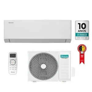 Ar Condicionado Split Hi Wall Inverter Hisense R-32 9.000 BTUS Frio 220V AS-09TW2RLCHB00E Ar Condicionado Hisense Inverter R-32 9.000 BTUS Frio 220V AS-09TW2RLCHB00E