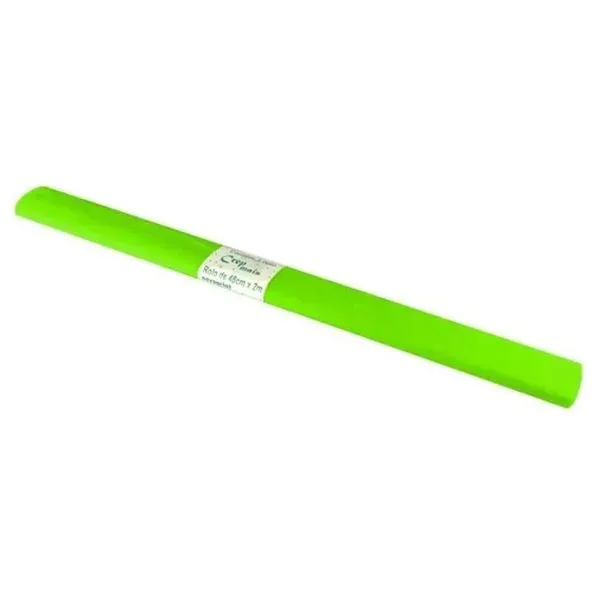 Papel Crepom Mais 48cmX2m 1 Unidade Verde Folha CRV400050 - Novaprint