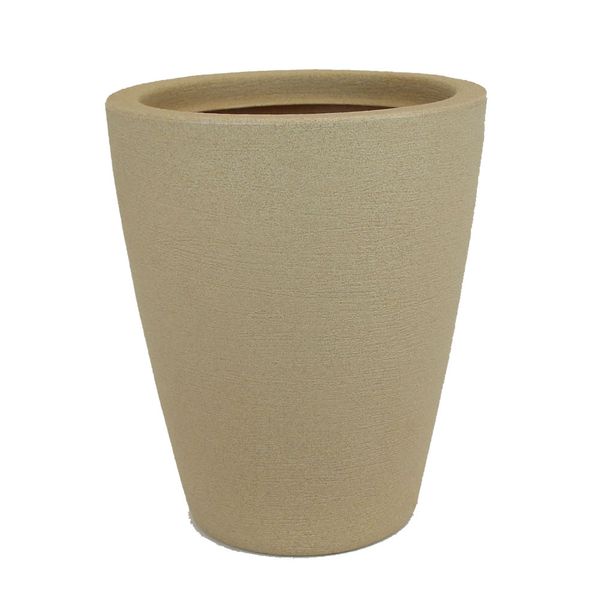 Vaso Cone Riscatto Areia Vasos Vogue 24 cm