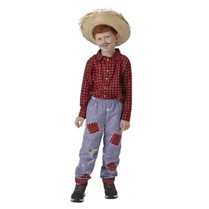 Camisa Vermelha Manga Longa Infantil Tamanho M - Fantasias Super