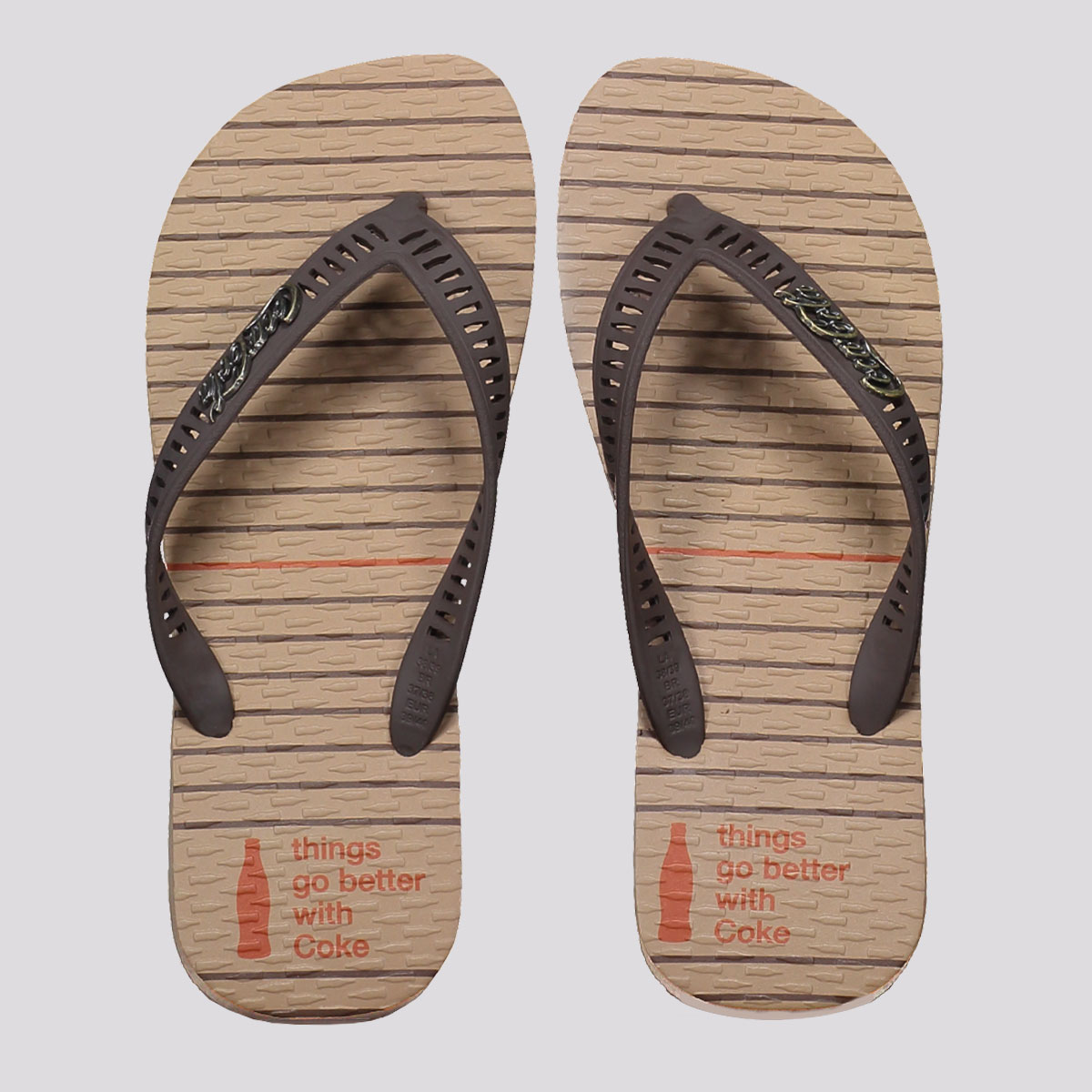 Chinelo Coca Cola Hokka Marrom