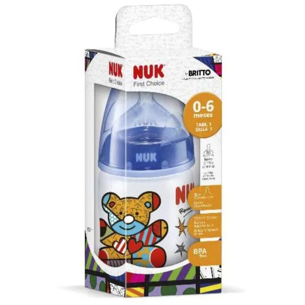 Mamadeira Nuk First Choice Boy Azul 150ml