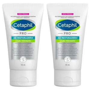 Kit com 2 Unidades de Cetaphil Pro Ad Restoraderm Loção Hidratante 145ml