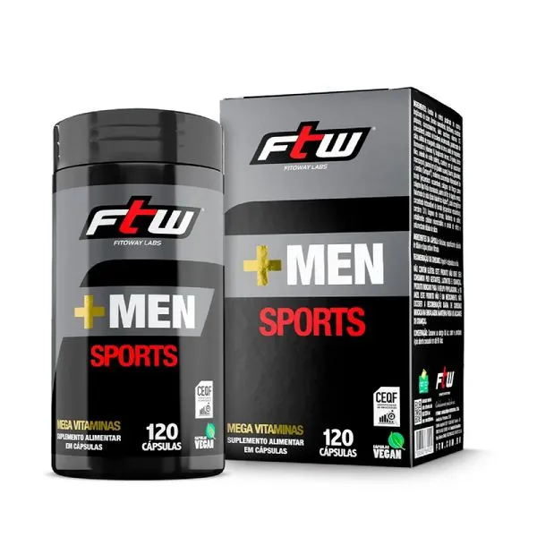Multivitamínico +Men Sports FTW 120caps