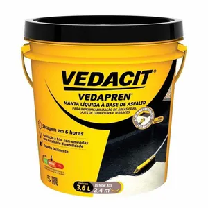 Manta Asfáltica Líquida Vedapren Vedacit MANTA ASFALTICA LIQ VEDAPREN 3,6L COZ E BANHEIROS