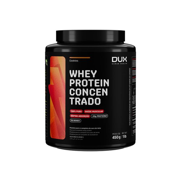 WHEY PROTEIN CONCENTRADO - POTE 450G Morango - 450g