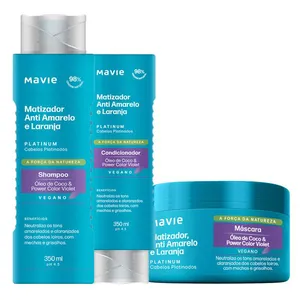 Kit Mavie Vegano Platinum Desamarelador