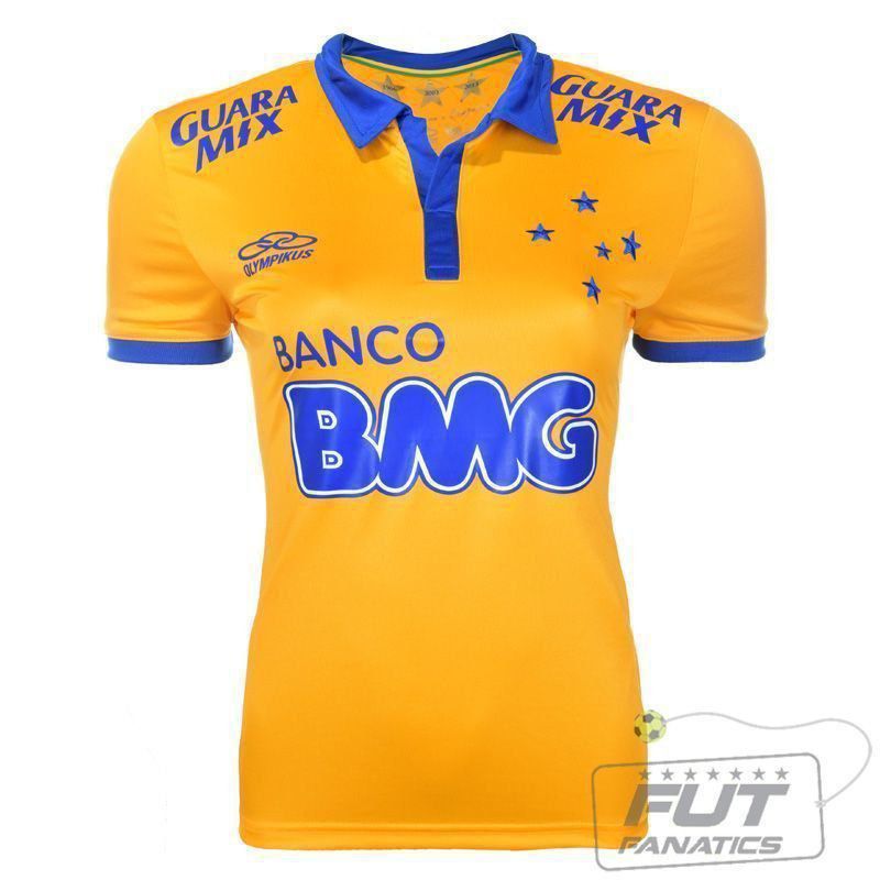 Camisa Olympikus Cruzeiro III 2014 Feminina