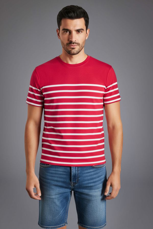 Camiseta Mc Listra Barra Peito U Vermelho - Gg