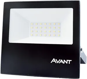 Refletor LED Slim 30W 3000K Alumínio e Vidro Avant 259300573 Preto Bivolt