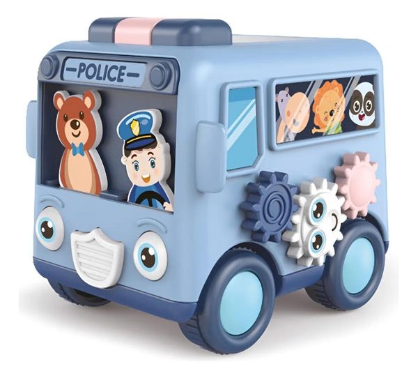 MINI ONIBUS DIVERTIDO MASC PIMPOLHO AZUL