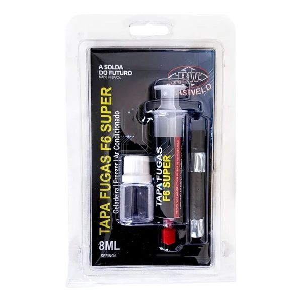 Tapa Fugas com Mangueira para Ar Condicionado até 9000 BTUs Okity Tapa Fugas com Mangueira 8ml Dose Única Ar Condicionado Até 9000 BTUs