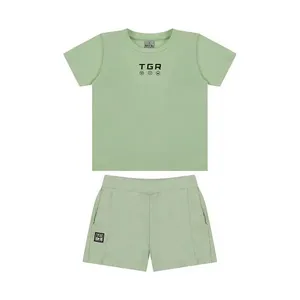 Conjunto Curto Tigor T Tigre Camiseta e Bermuda TGR Verde 1