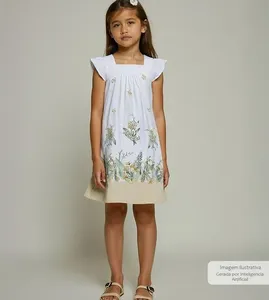 Vestido Catarina Flores - 3100130 Branco - 10