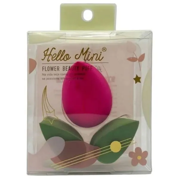 Kit Esponja de Maquiagem Flower Beauty Puff Hello Mini 637 KIT ESPONJA MAQUIAGEM FLOWER BEAUTY PUFF