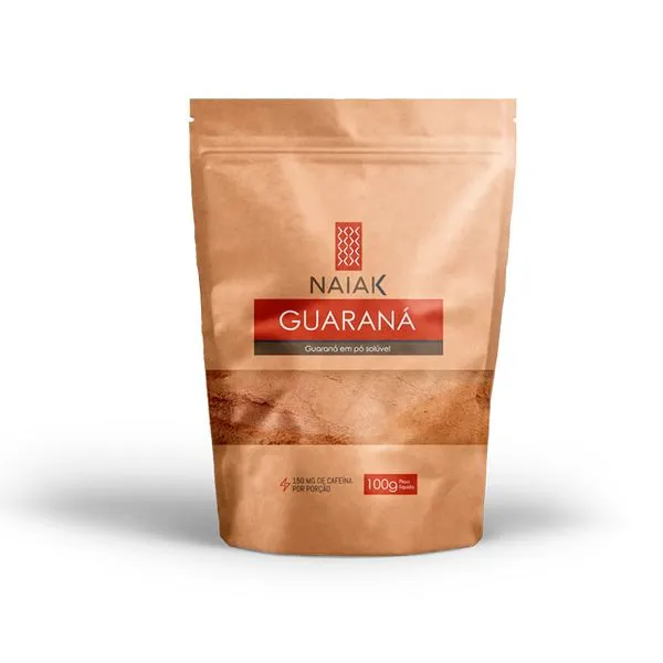 Guaraná em Pó Solúvel Naiak 100g