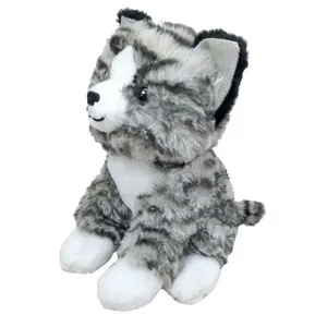 Gato Pelúcia Mesclado 21 Cm 21 Cm Altura
