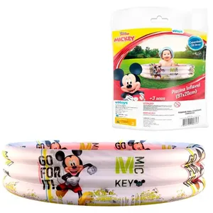Piscina Infantil Inflável - Disney Junior - Mickey - 130L - Etilux
