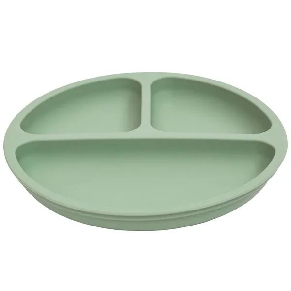 Pratinho em Silicone com Divisórias - Verde - Buba