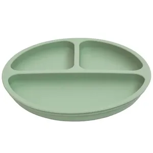 Pratinho em Silicone com Divisórias - Verde - Buba