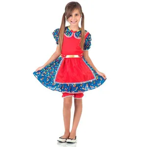 Fantasia de Festa Junina - Caipira com Culote - Vermelho - Sulamericana - M