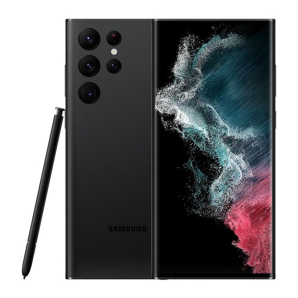 Smartphone Samsung Galaxy S22 Ultra 256GB 5G Dual Chip Tela 6.8" Câmera Quad 12MP+108MP+10MP+10MP Preto