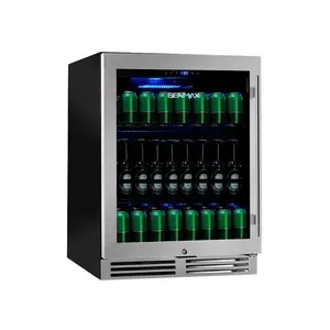 Beer Center BEC135 RL 135L Porta com Abertura para Esquerda 110V com Controle de Umidade Benmax Cervejeira Beer Center BEC135 RL 135L Porta Esquerda 110V com Iluminação LED Azul Benmax